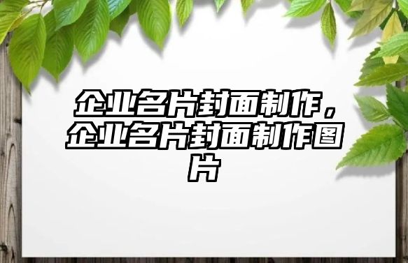 企業(yè)名片封面制作，企業(yè)名片封面制作圖片