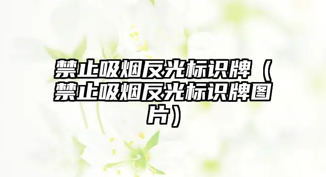 禁止吸煙反光標(biāo)識牌（禁止吸煙反光標(biāo)識牌圖片）