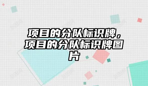 項目的分隊標識牌，項目的分隊標識牌圖片