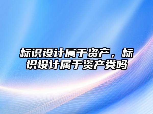 標識設計屬于資產，標識設計屬于資產類嗎