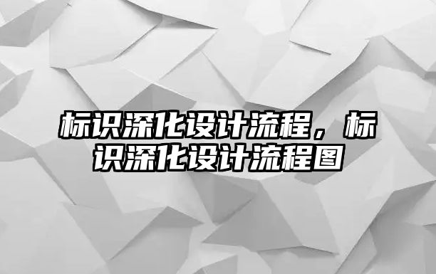 標識深化設計流程，標識深化設計流程圖