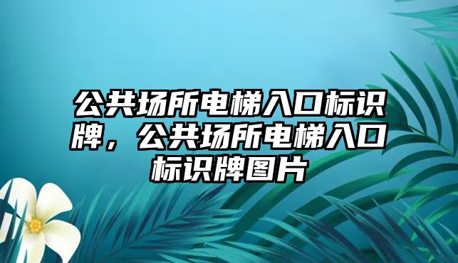 公共場所電梯入口標識牌，公共場所電梯入口標識牌圖片