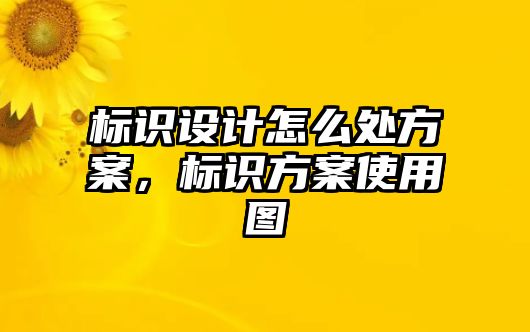 標(biāo)識設(shè)計(jì)怎么處方案，標(biāo)識方案使用圖