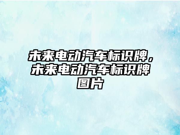 未來電動汽車標識牌，未來電動汽車標識牌圖片